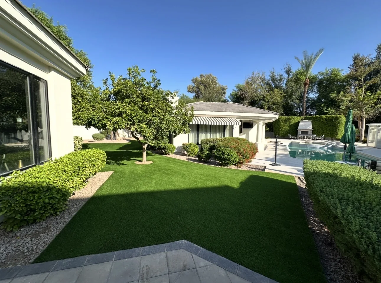 Landscaped outdoor area